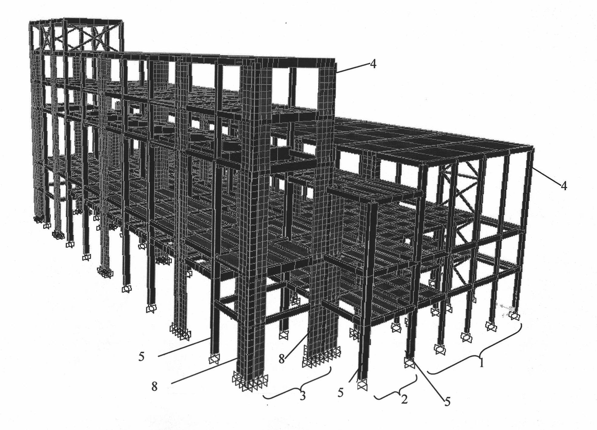 Main workshop structure of large heat power plant