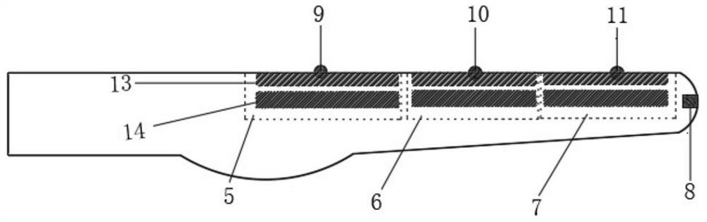 Fan blade deicing device