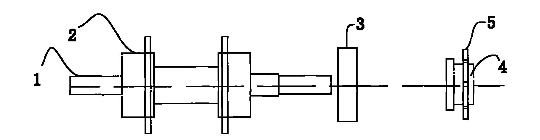 Rear axle assembly of bicycle