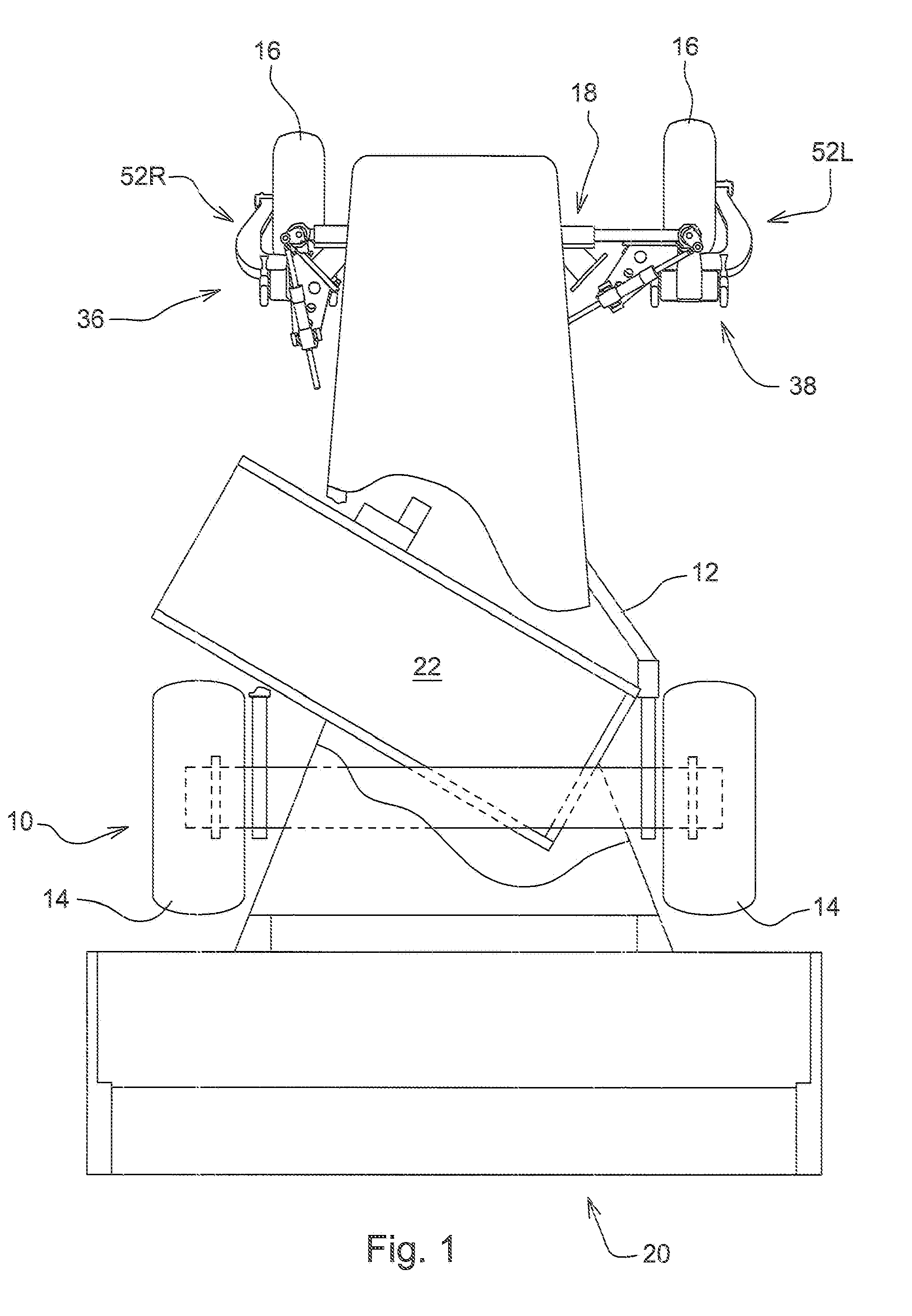 Steering Cylinder Mounting Arrangement Used With A Length-Adjustable Axle