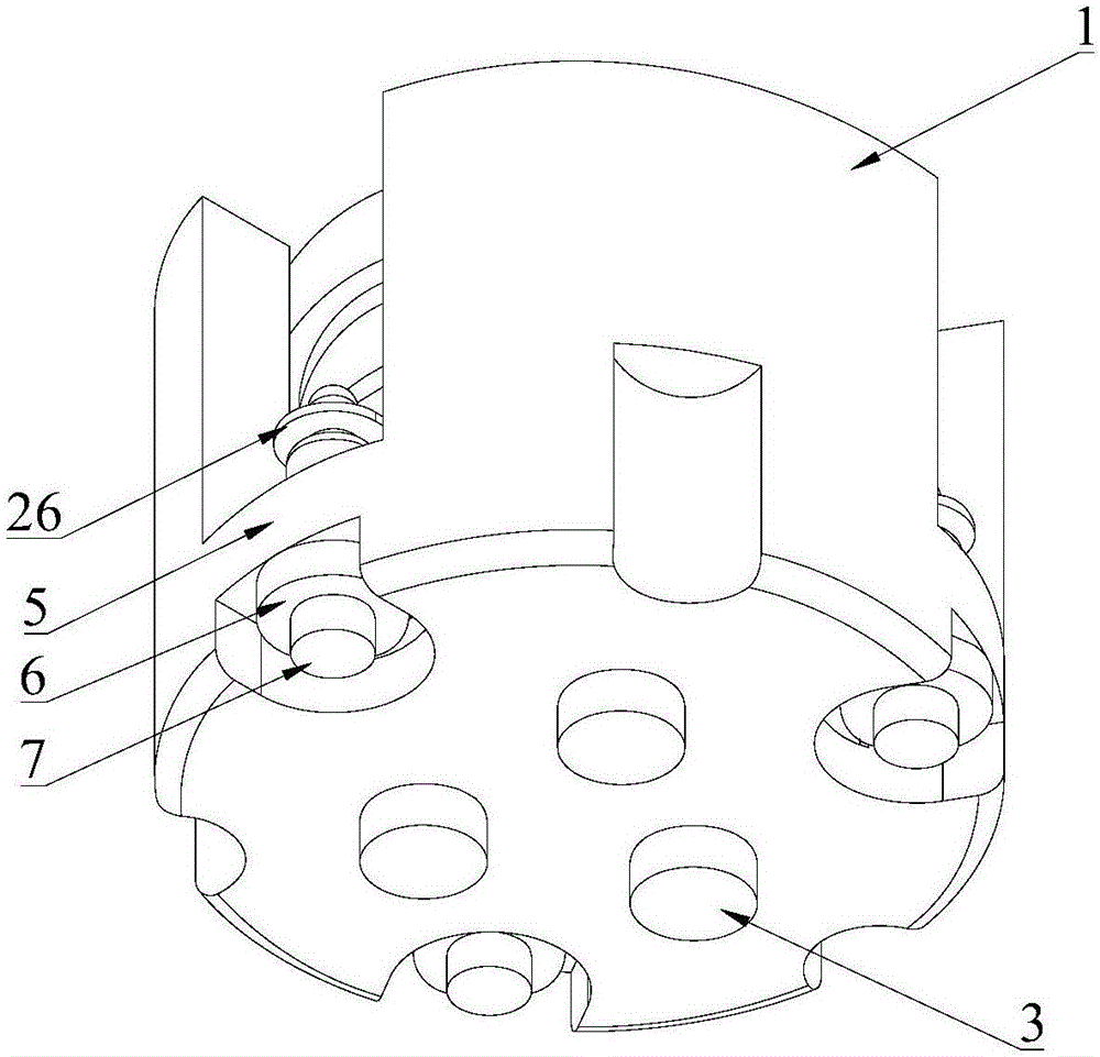 Surface-mount-type microwave ferrite circulator