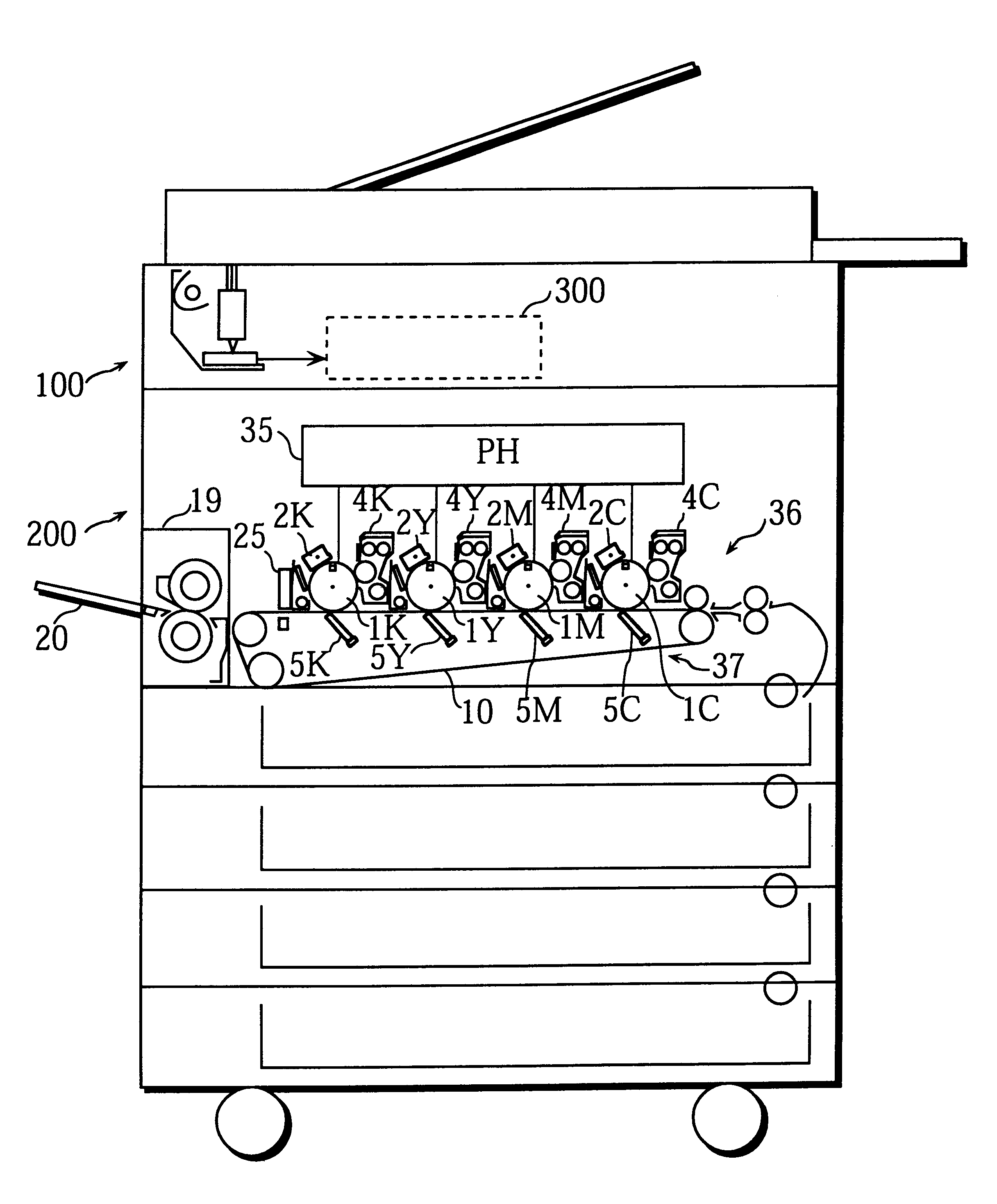 Image forming apparatus that prevents color deviation of image