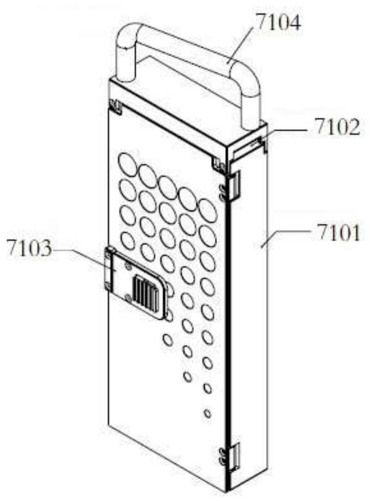 Slide pushing device