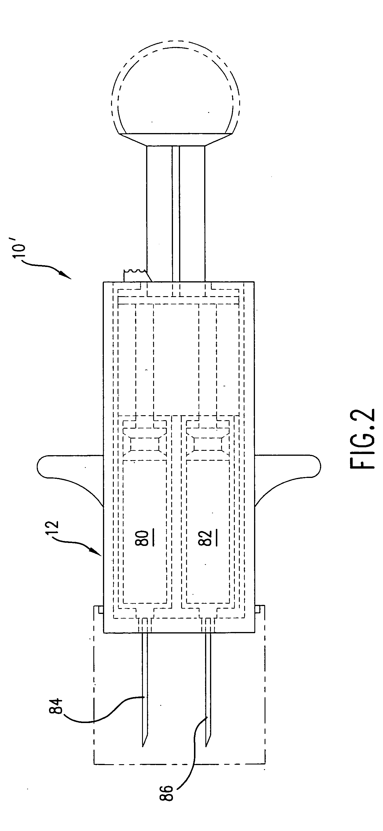 Hypodermic syringes with multiple needles and methods of calming psychiatric patients using such