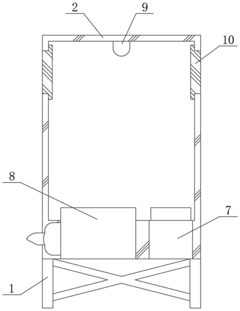 Electrical control case with heat dissipation function and using method thereof