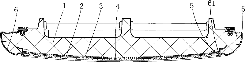 Refrigerator door with three-dimensional effect picture