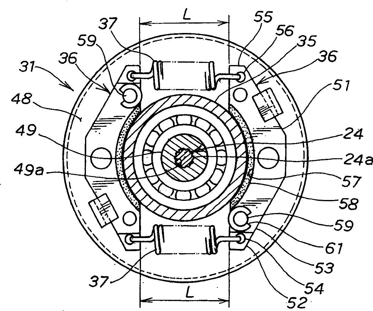 Bush cutting machine