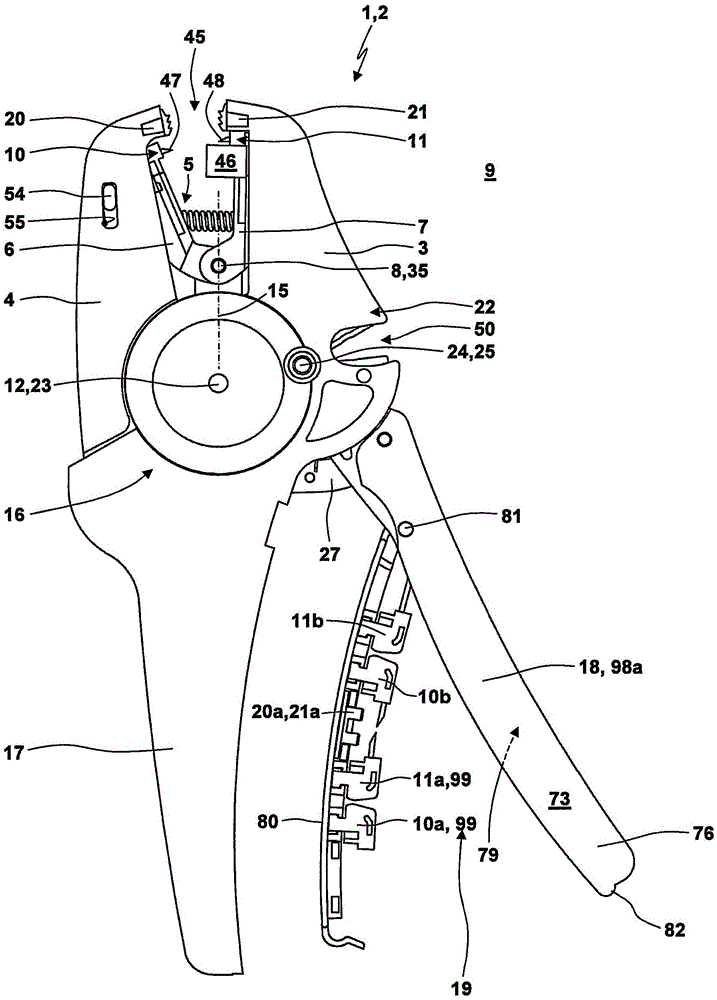 Cable stripping tool