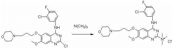 Preparation method and application of a class of aniline quinazoline compounds