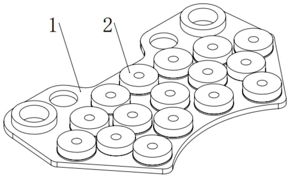 Disc brake pad for urban rail train