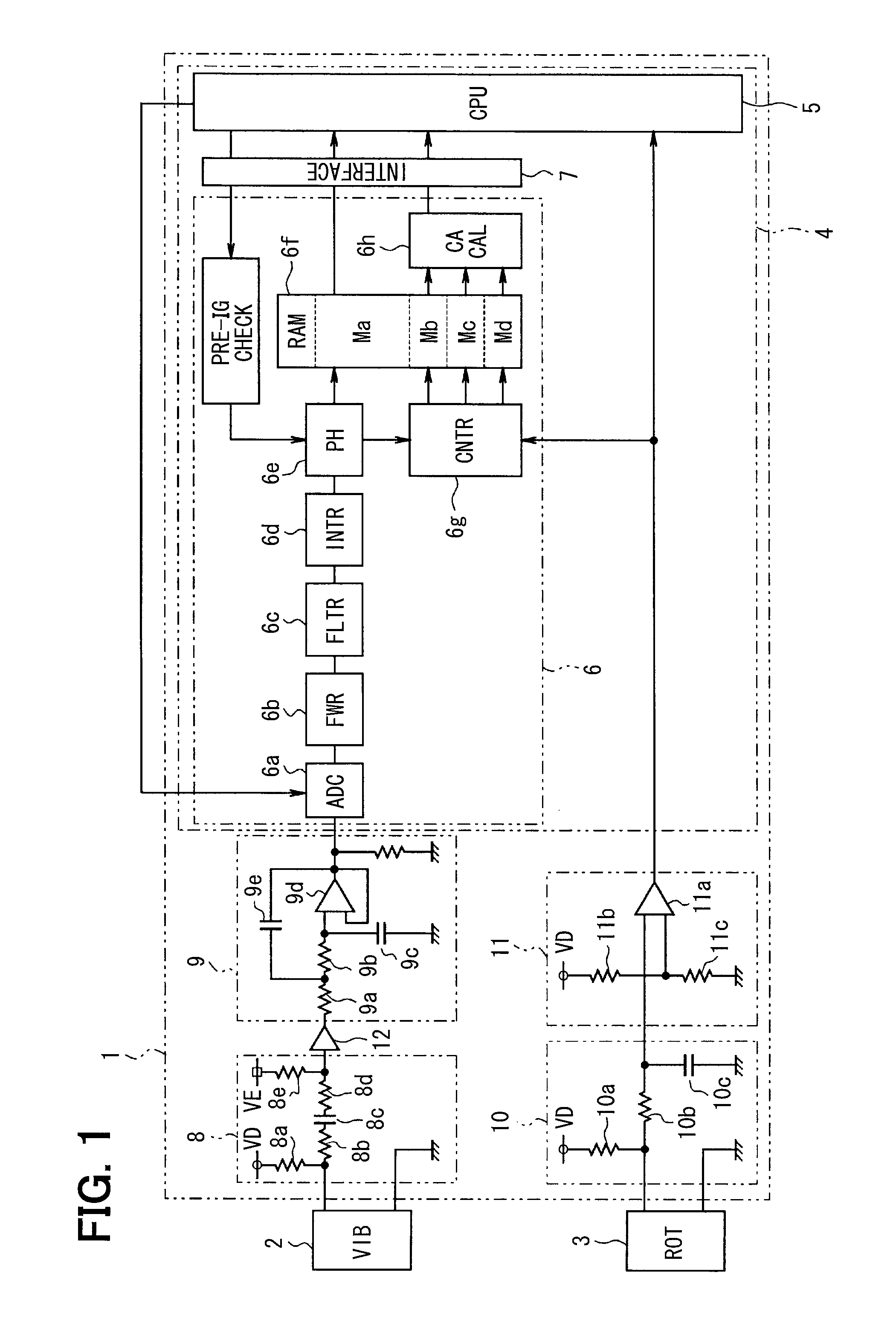 Sensor signal processing device