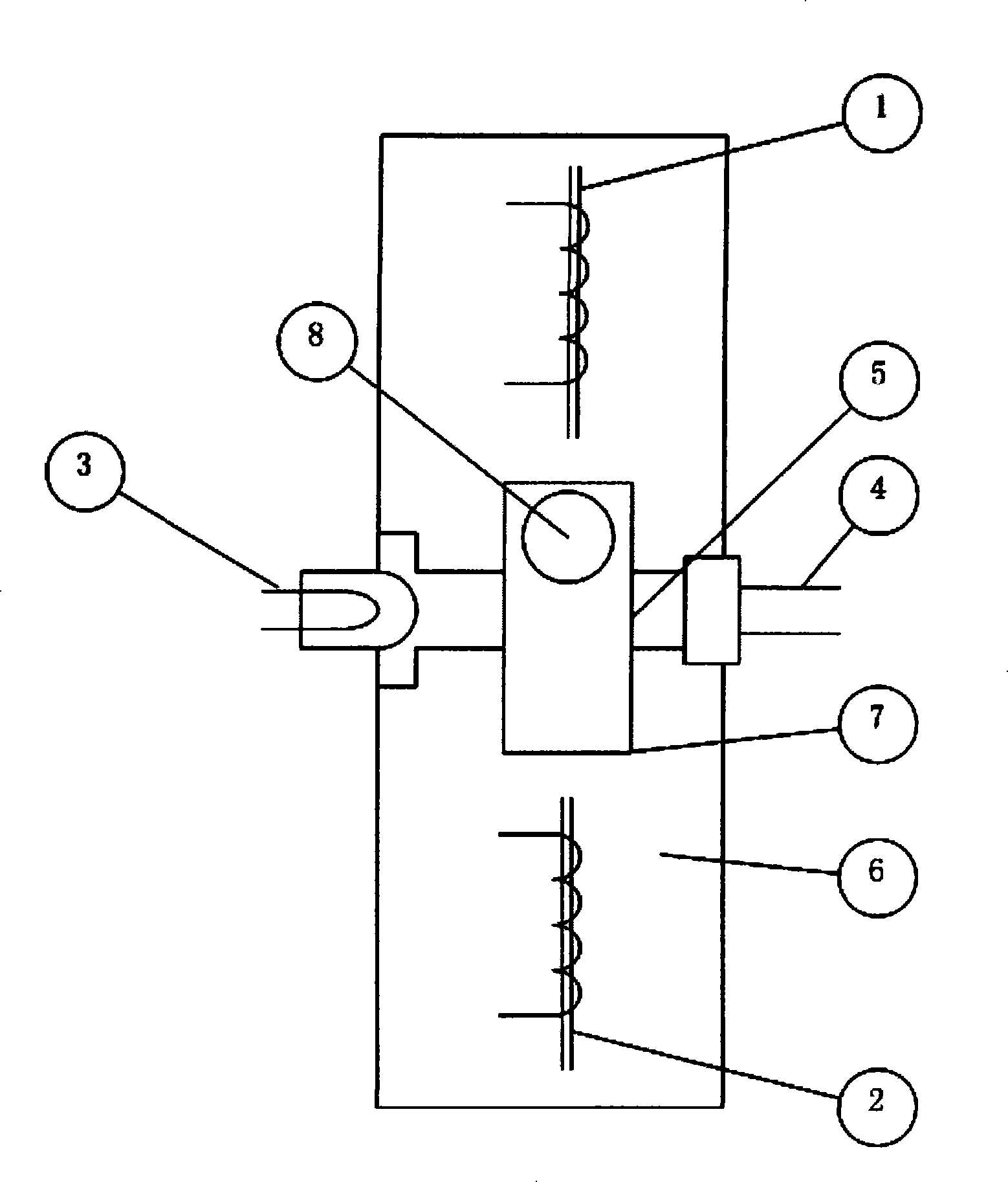 Blood clotting time measurement device and its measurement method