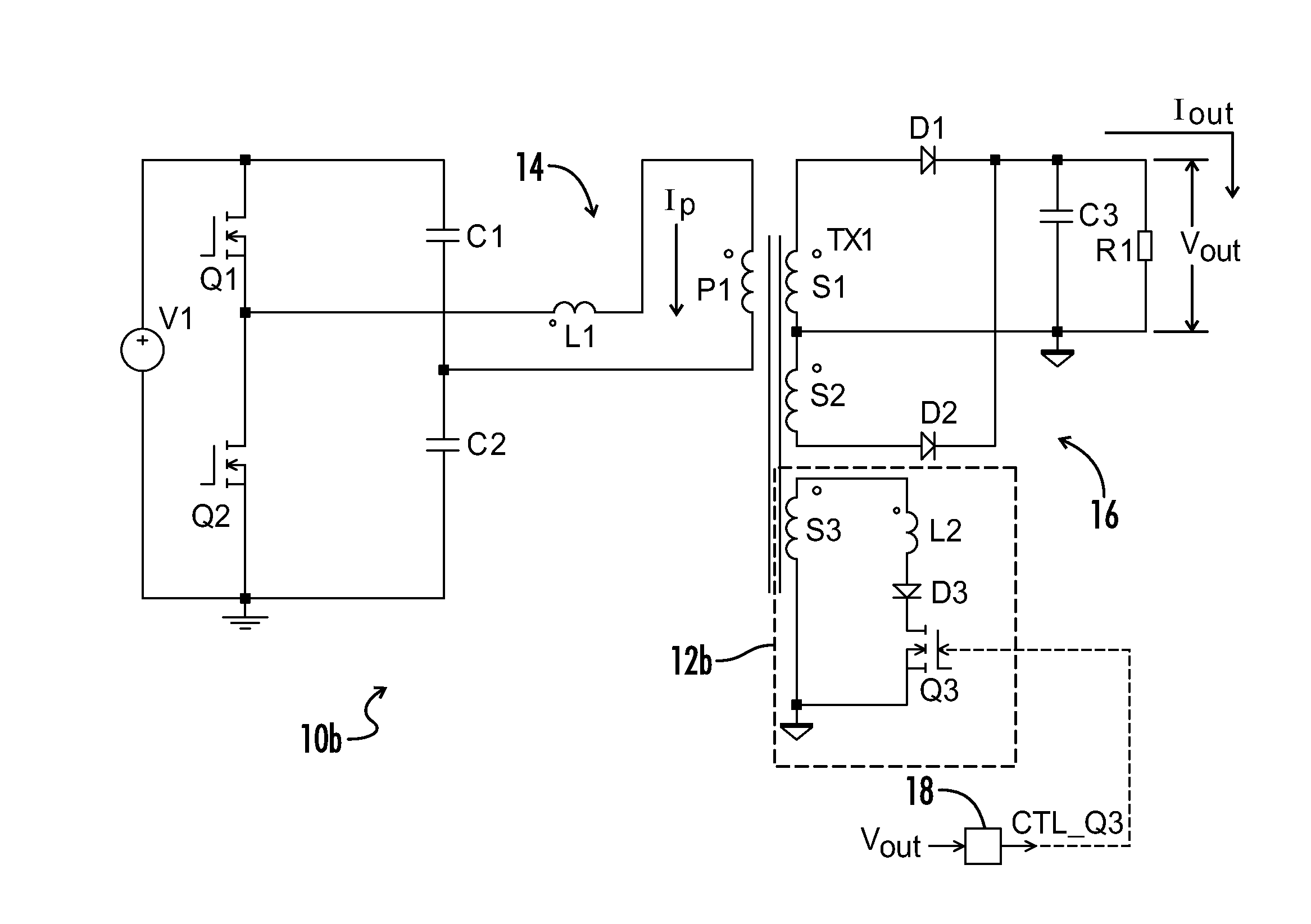 Hold-up time enhancement circuit for llc resonant converter