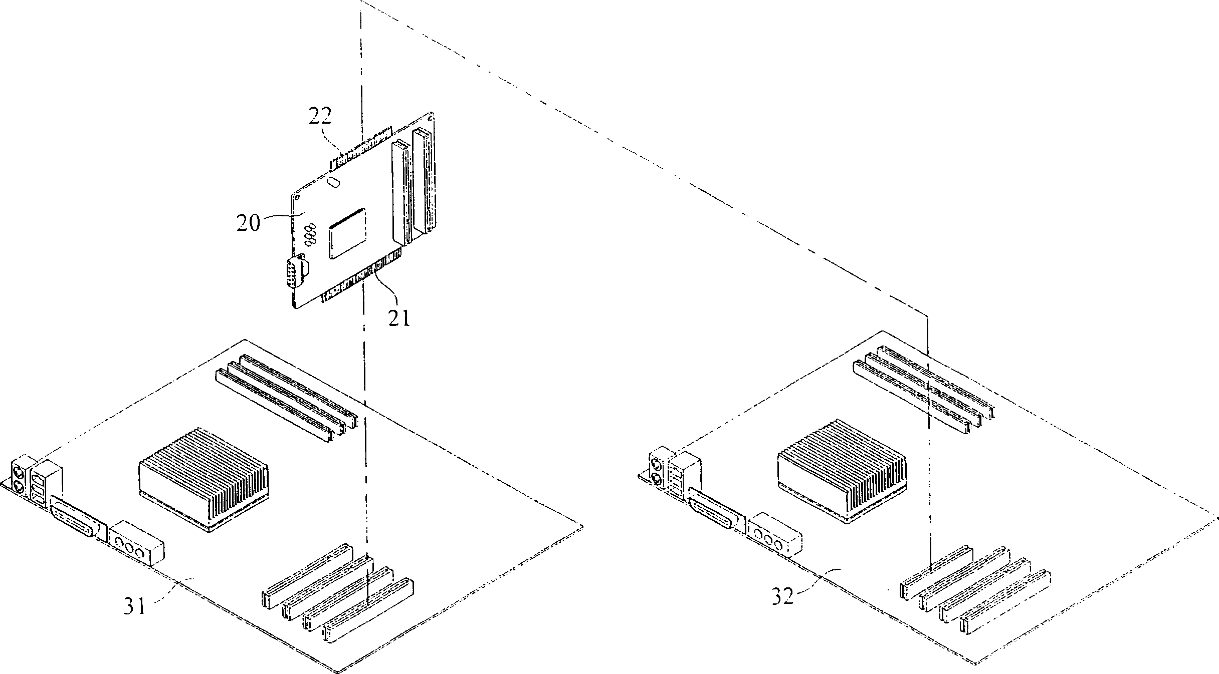 Dual-bus adapter card