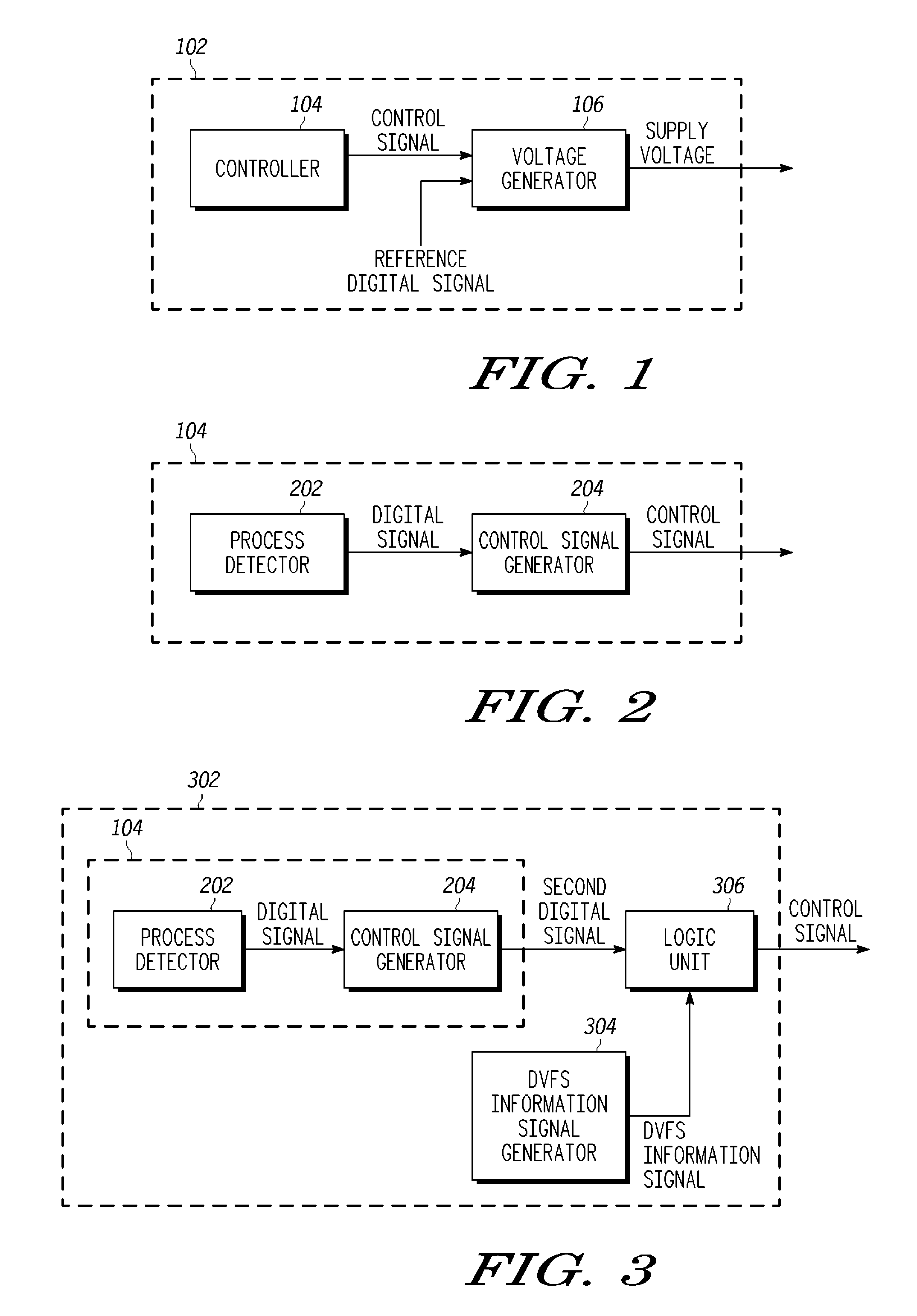 Power management in integrated circuits using process detection