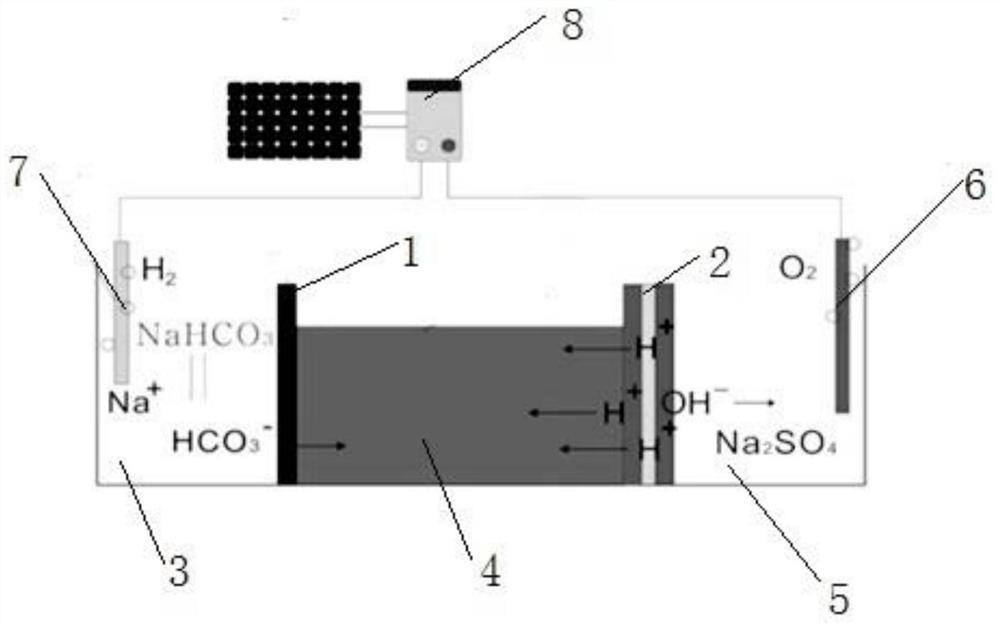Efficient carbon or nitrogen supply device for microalgae autotrophy