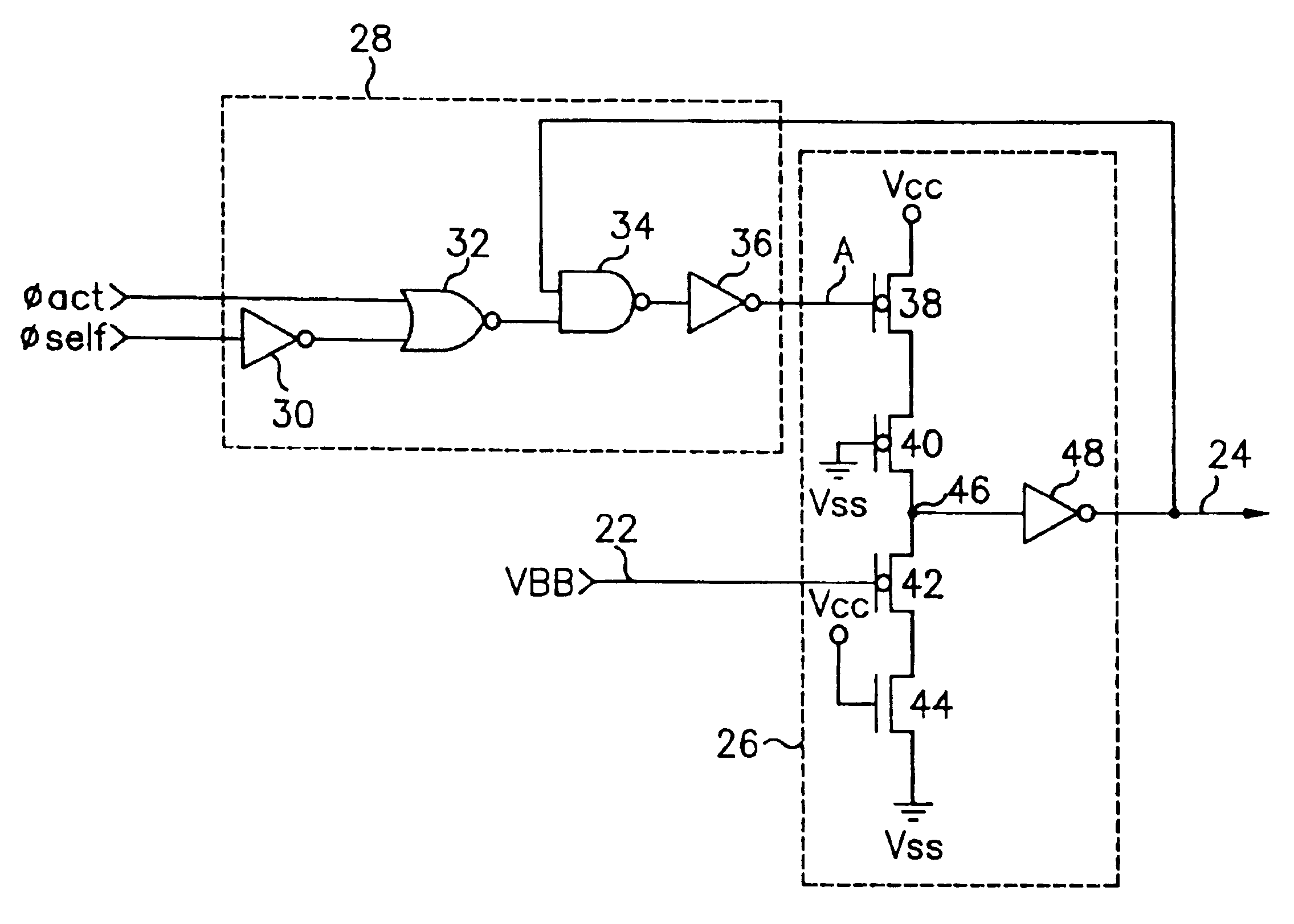 Substrate bias generator in semiconductor memory device