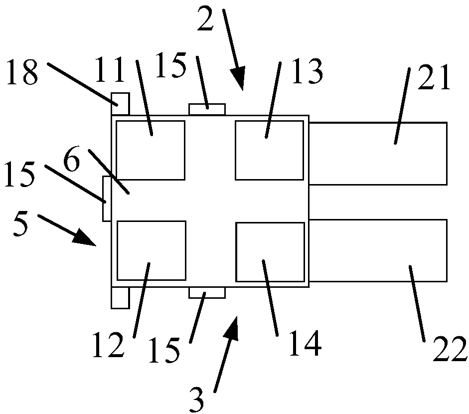 Connector structure having decoupling function