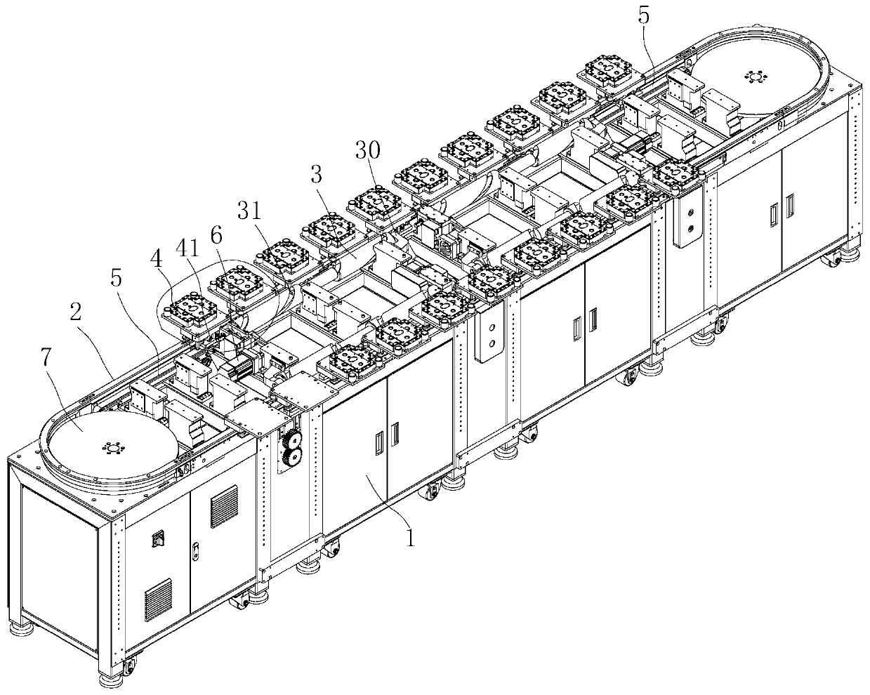 Rail-type conveying device