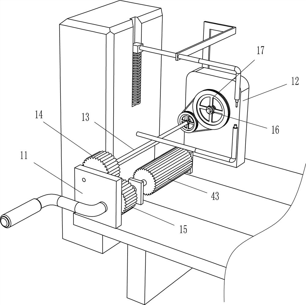 Diesel tank winding and welding integrated device