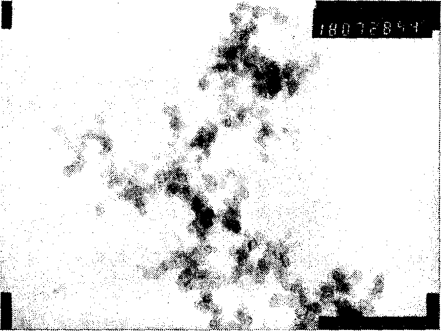 Preparation of nano aluminum oxide without hard coacervation