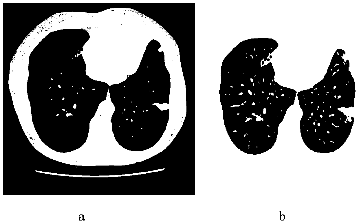 Pulmonary membrane adhesion nodule region accurate repairing method for pulmonary CT image threshold segmentation result