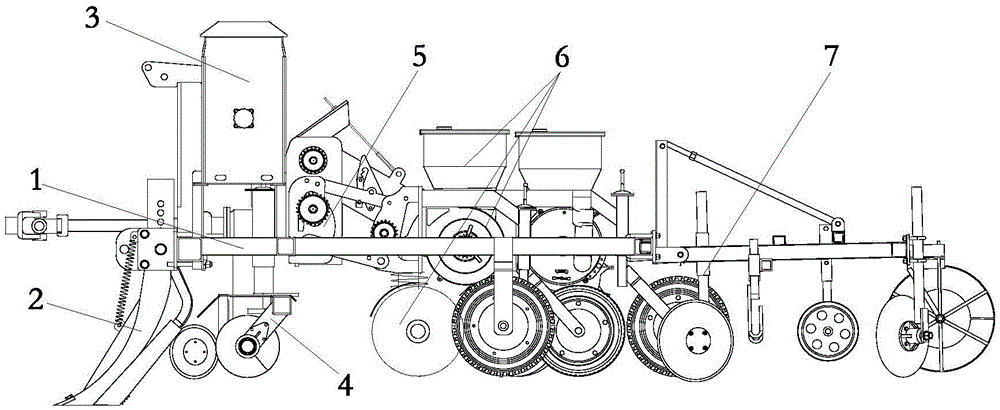 High-density cotton seed sowing machine being convenient to shape