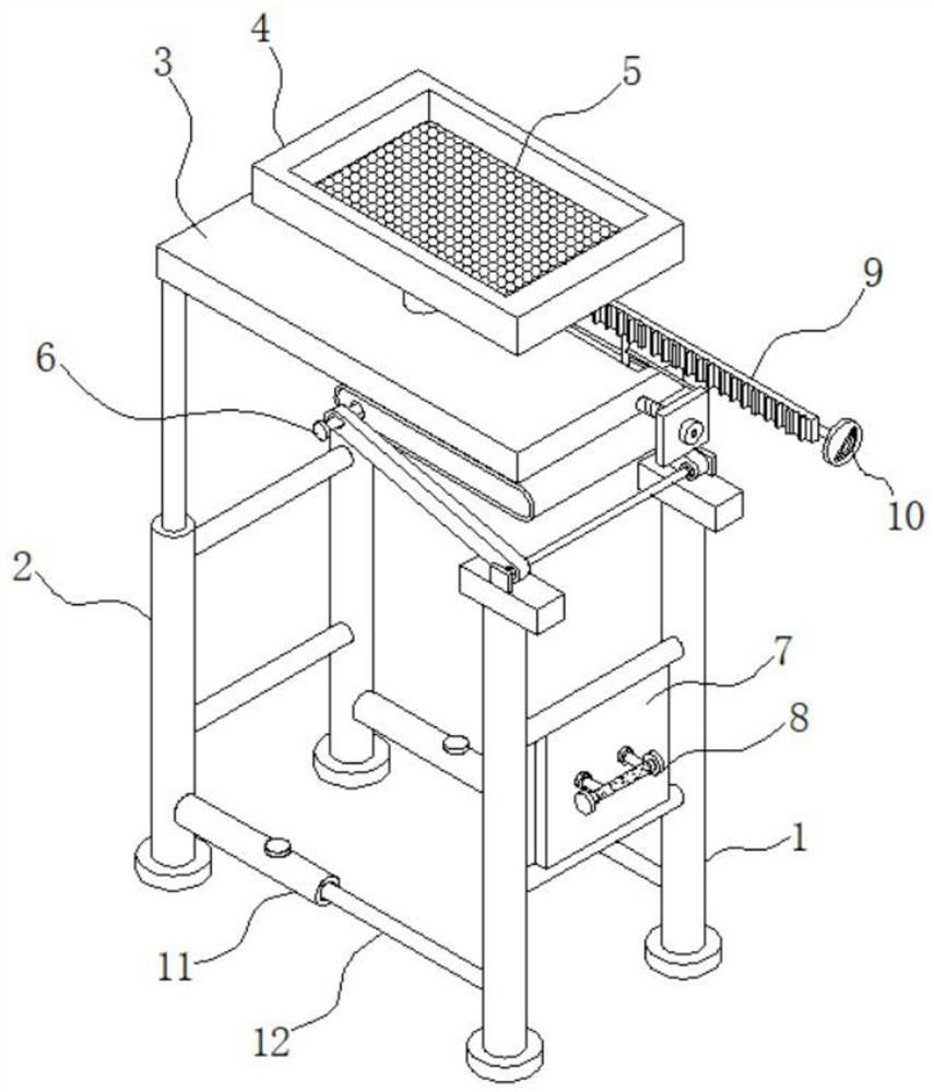 Mine underground surveying and mapping tool support convenient to carry