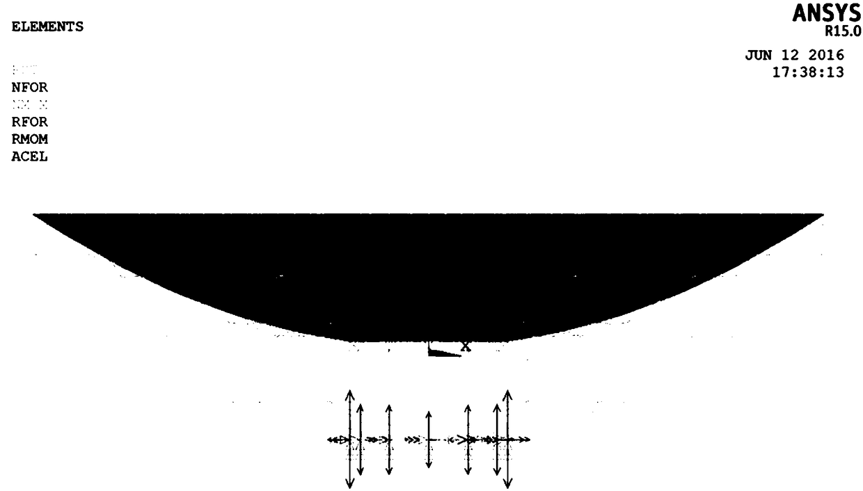 A Fast Determination Method for the Adjustment Quantity of the Active Panel of Large Parabolic Antenna Facing the Shaped Surface