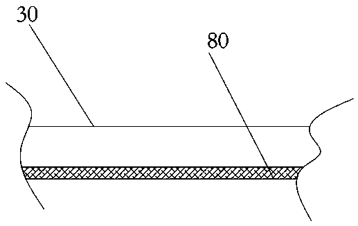 Four-layer structure screen protection film and manufacturing process thereof