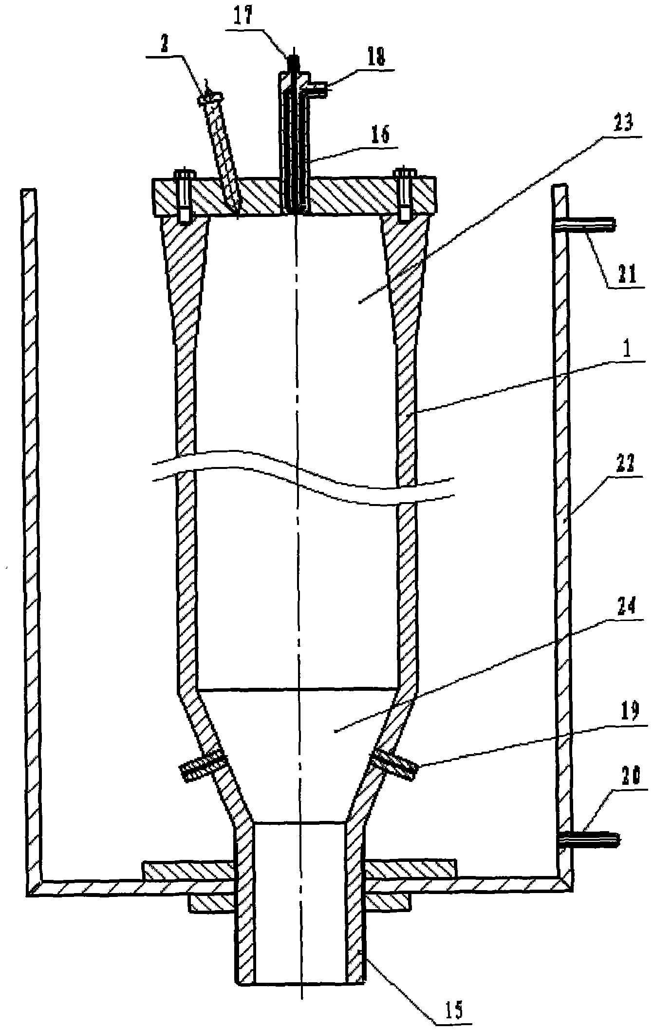 Device for removing paraffin and washing well by gas heat carrier