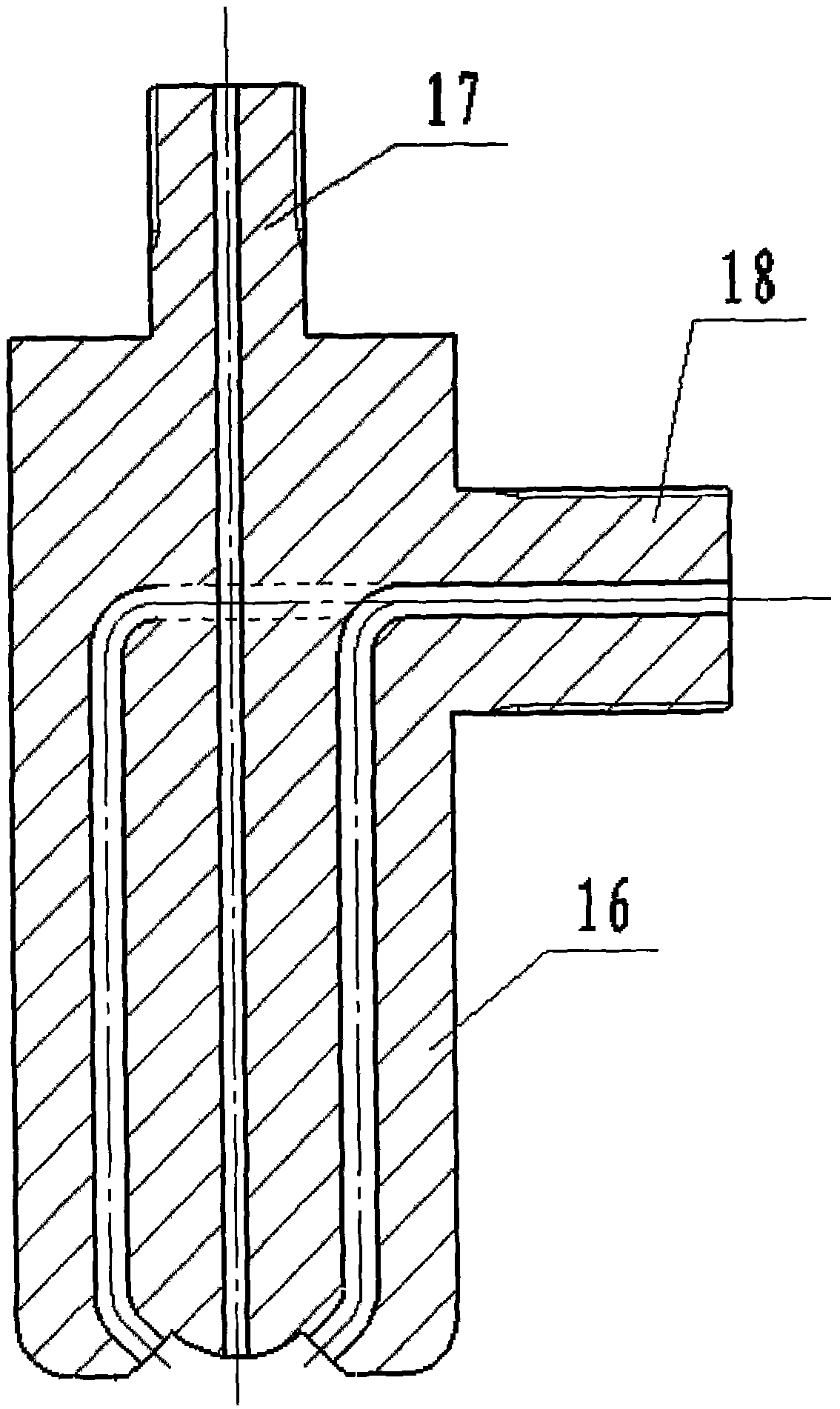 Device for removing paraffin and washing well by gas heat carrier