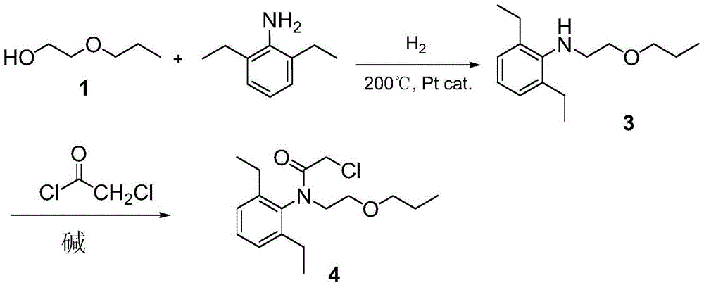 Pretilachlor synthesis method
