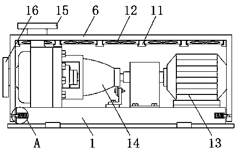 Chemical centrifugal pump with dust removing function