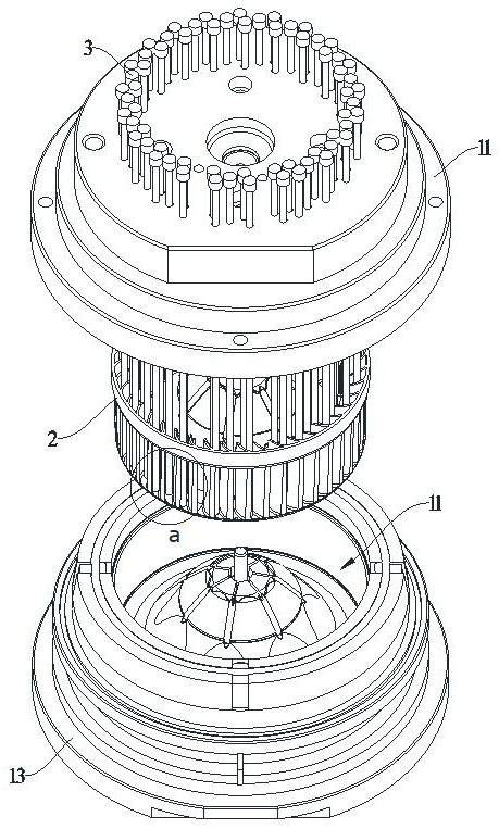 Dynamic balance machining die, adjusting method and operating method