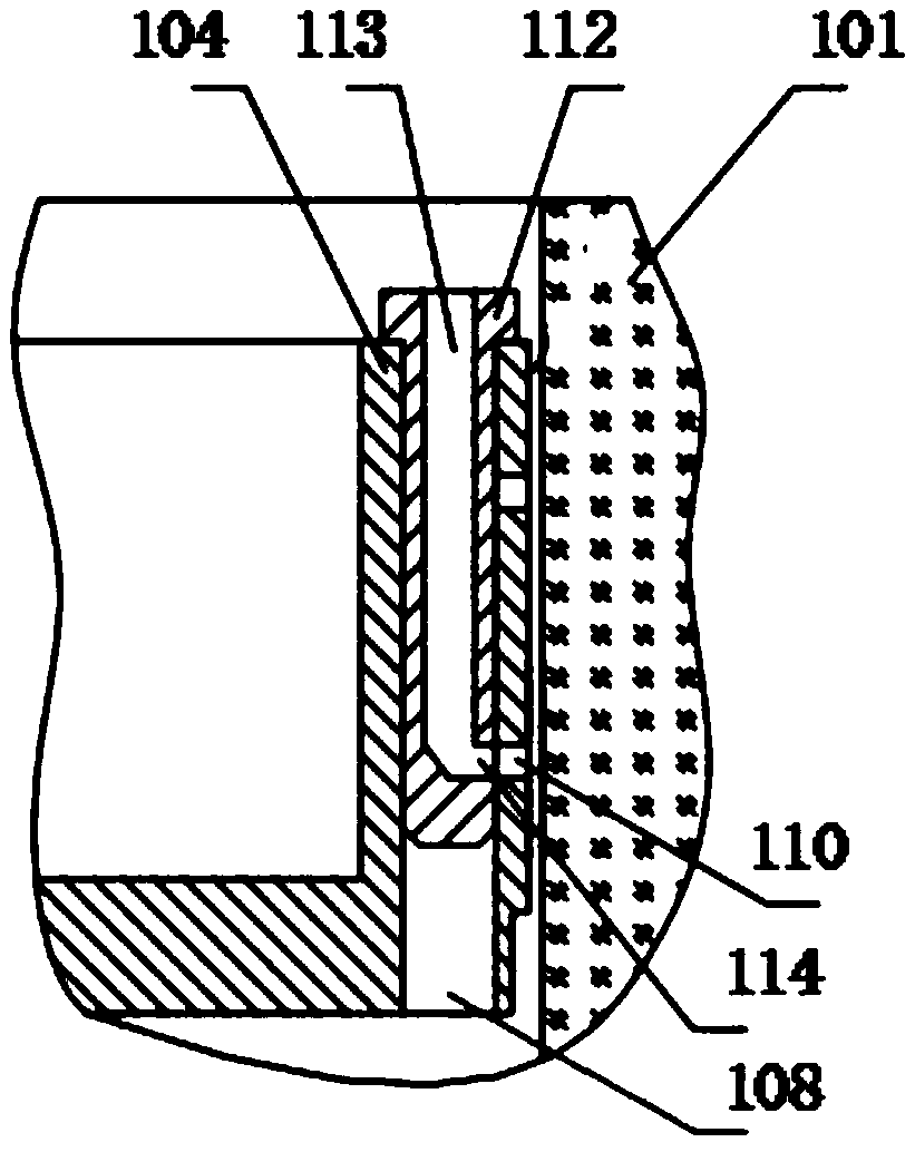 Large-caliber optical reflector with back flexible supporting structure