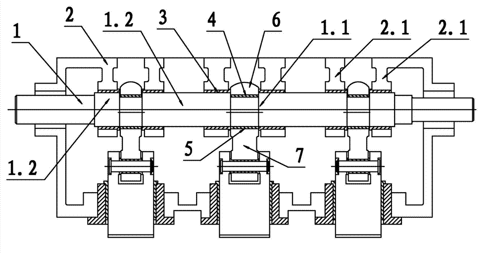 Crankshaft mounting structure