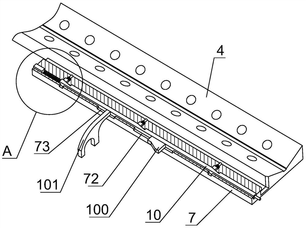 Green belt parking and vehicle moving device