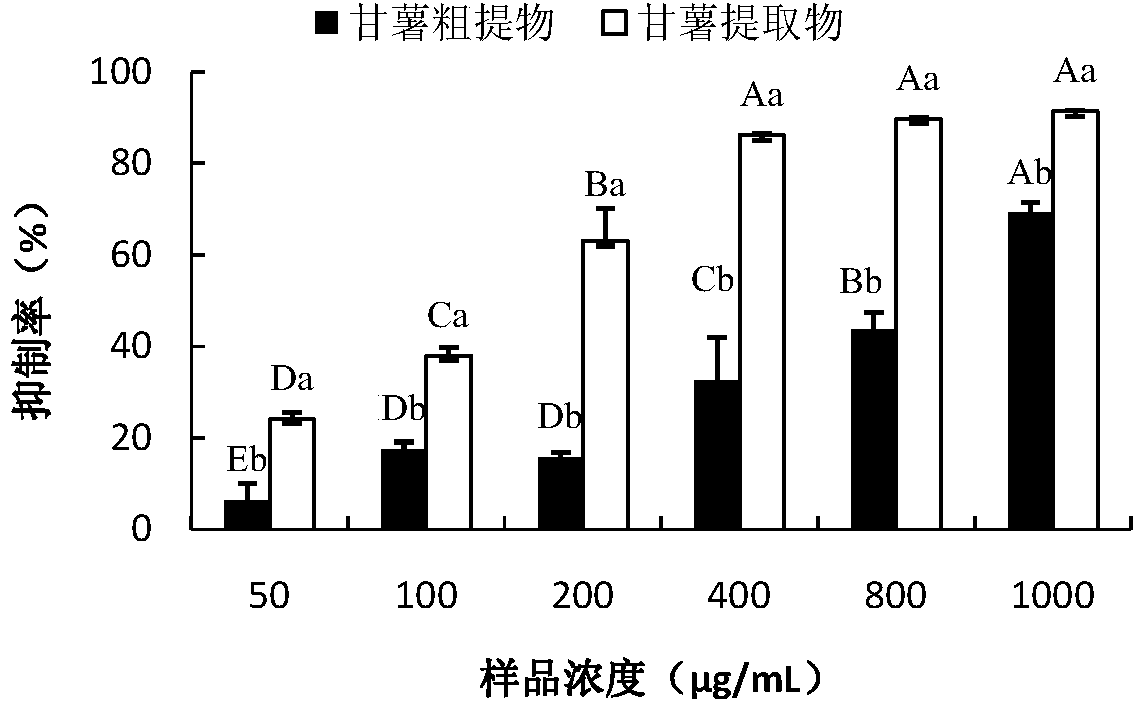 A kind of sweet potato extract and its preparation method and application