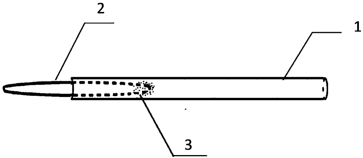 Cotton hybrid seed production method and pollination tube