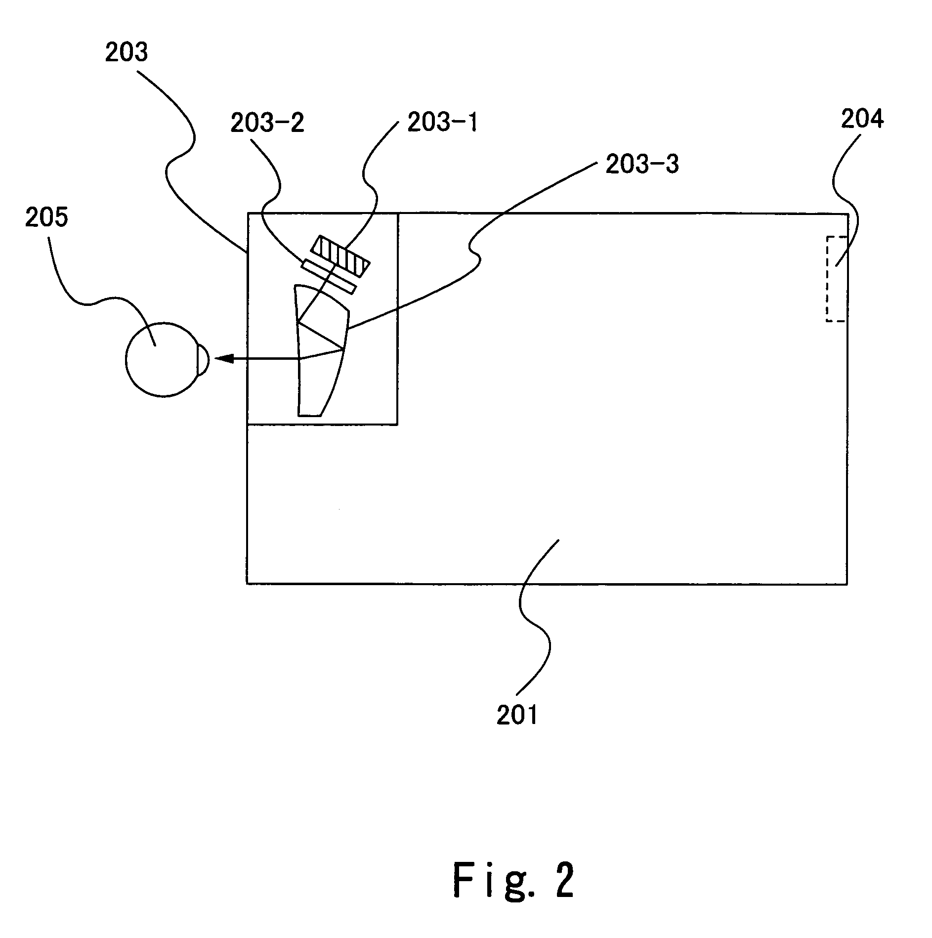 Electronic view finder utilizing an organic electroluminescence display