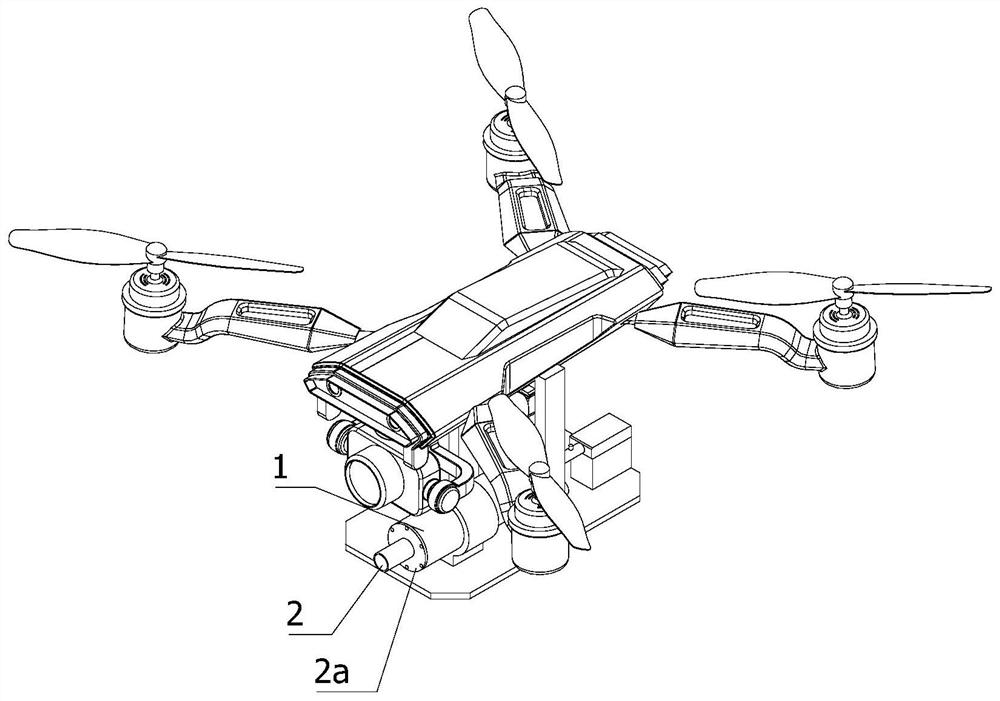 Automatic cruise type atmospheric heavy metal sampling and detecting device based on unmanned aerial vehicle