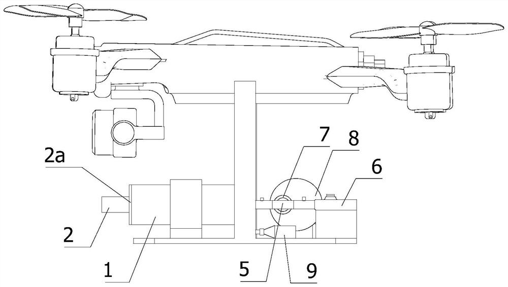 Automatic cruise type atmospheric heavy metal sampling and detecting device based on unmanned aerial vehicle