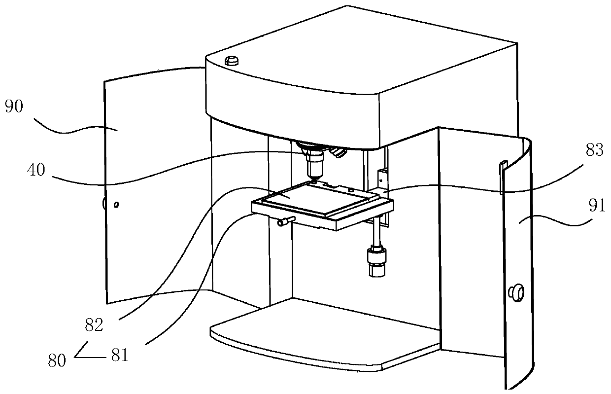 Microscopic laser Raman spectrometer and working method thereof