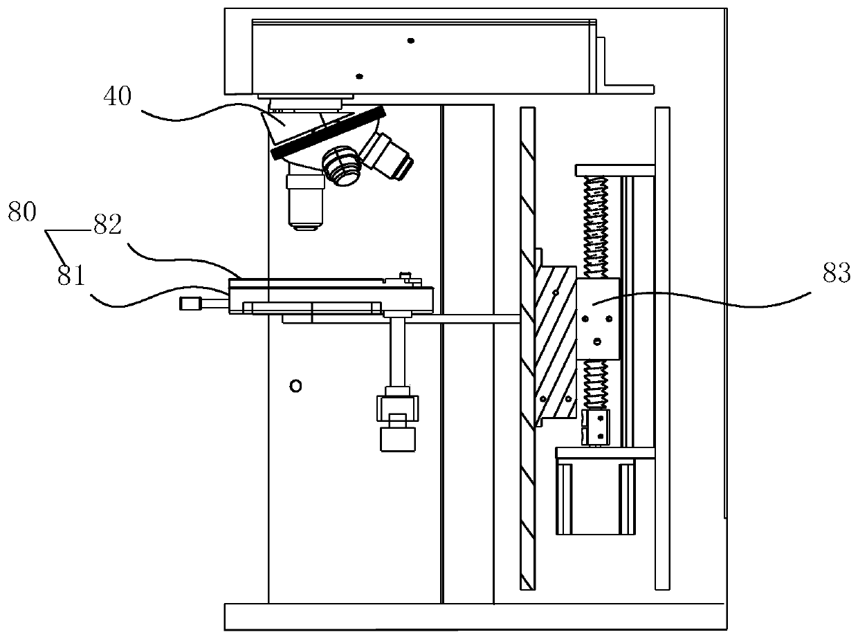 Microscopic laser Raman spectrometer and working method thereof