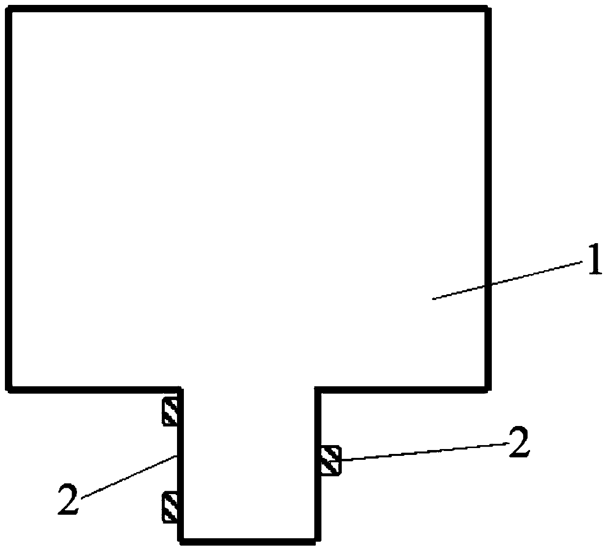 Friction stir welding device, welding method and application of dissimilar materials