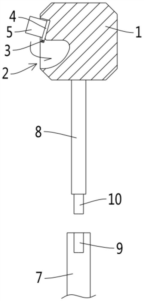 Detachable deformable gear shifting handle