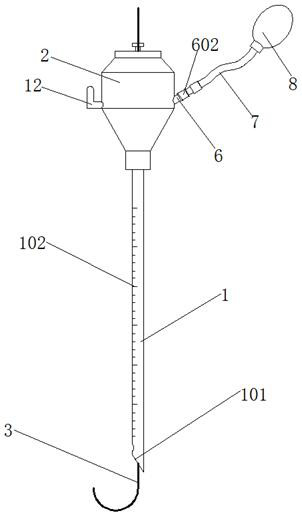 Precise puncture needle with guiding function