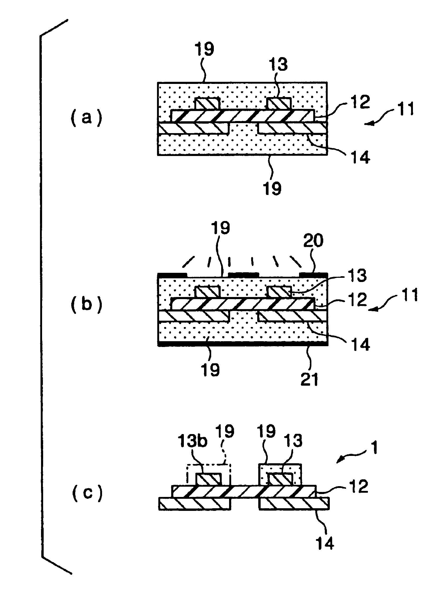 Magnetic head suspension with both protected wiring and unprotected wiring, in addition to terminals