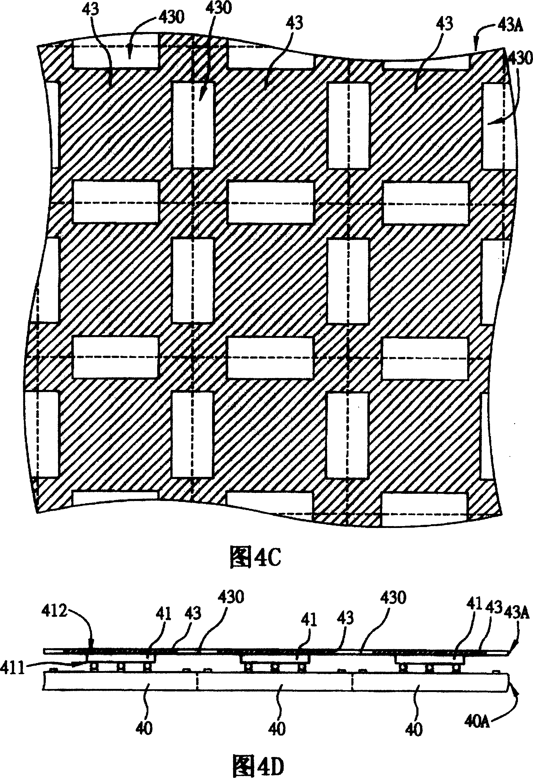 Semiconductor packer and production for godown chip